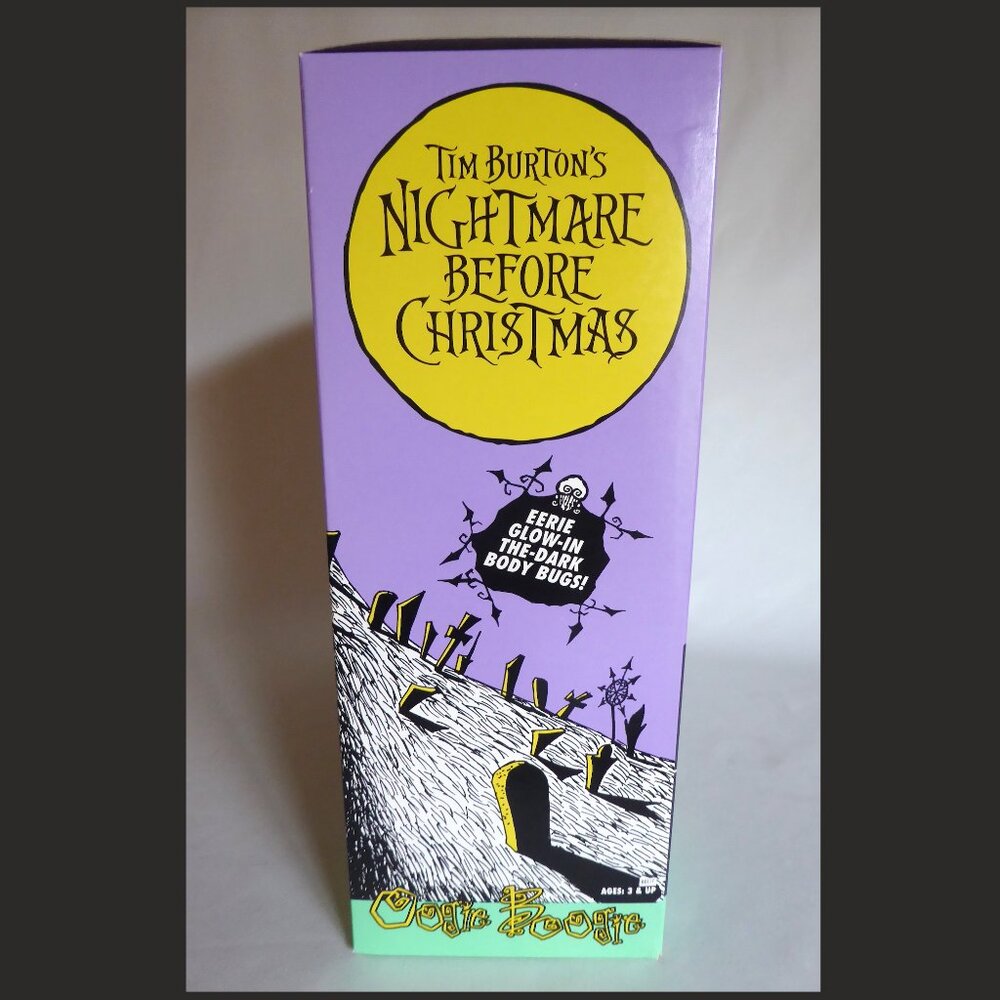 NEW VINTAGE 1993 HASBRO NIGHTMARE BEFORE CHRISTMAS OOGIE BOOGIE PLUSH WITH BUGS - Picture 6 of 10